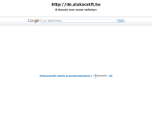 Tablet Screenshot of de.atakacskft.hu